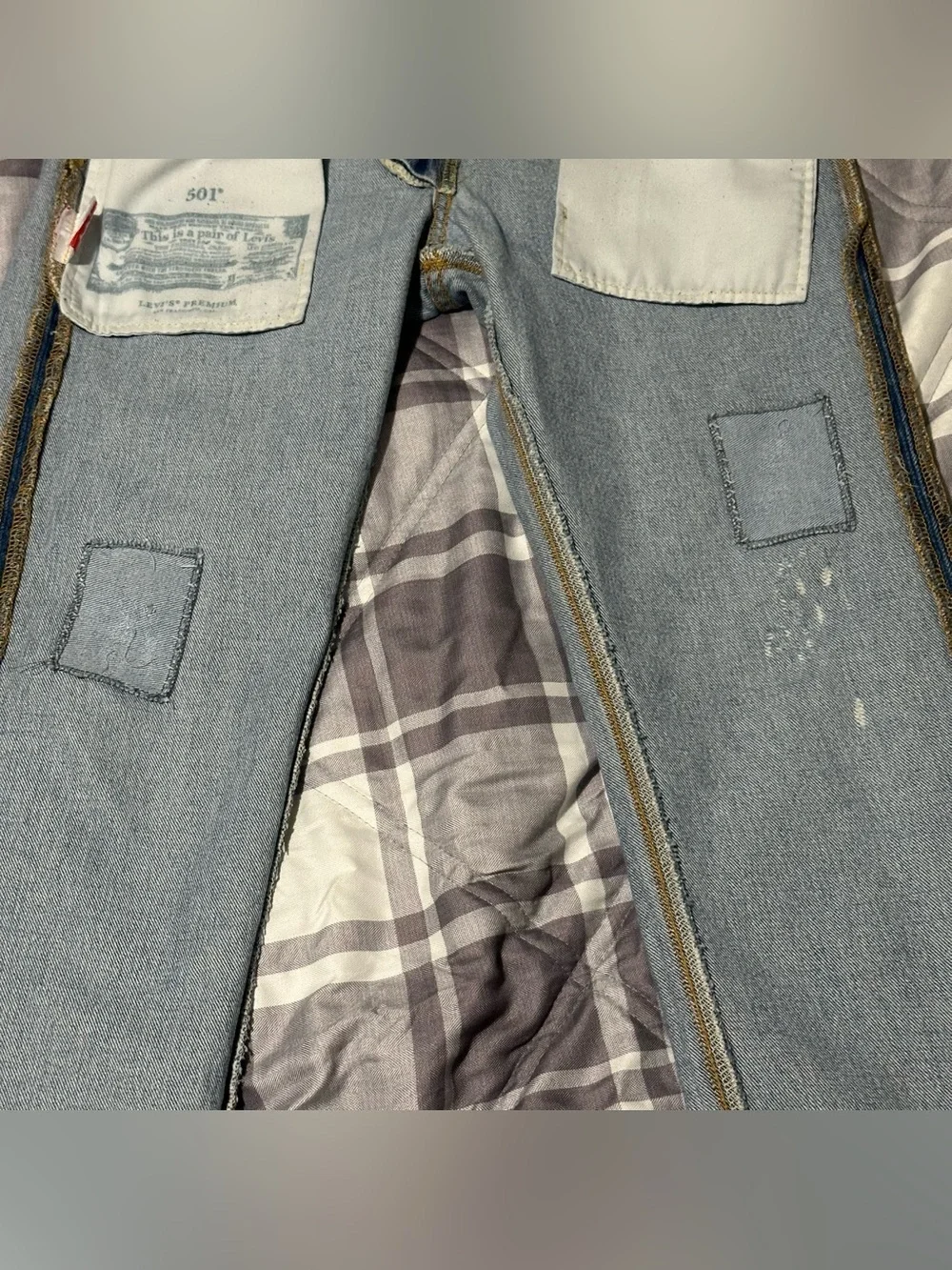 Levi’s Premium 501 ’54 Light Wash Straight Jeans W29